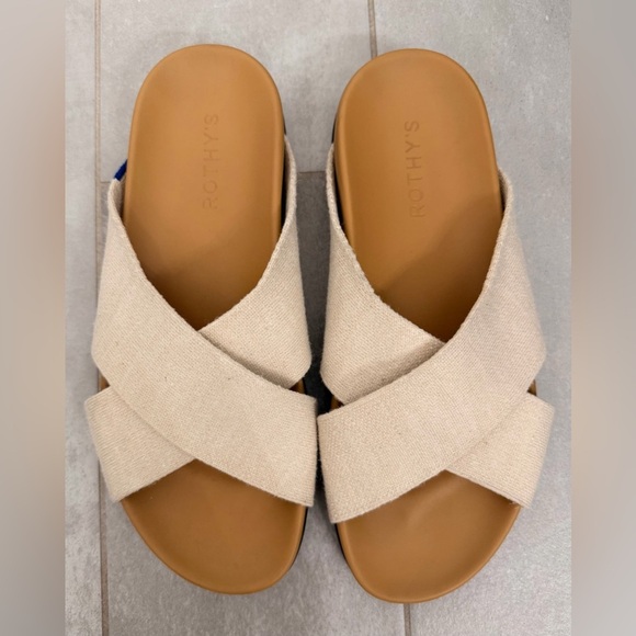 Rothy's The Weekend Slide Oat Size 8 - Picture 5 of 10